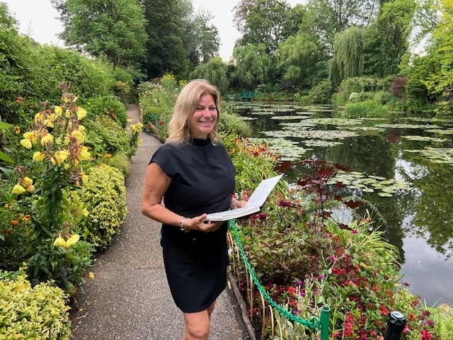 The artist at Giverny